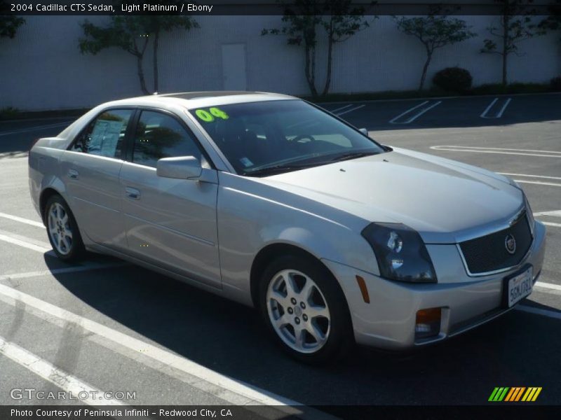 Light Platinum / Ebony 2004 Cadillac CTS Sedan