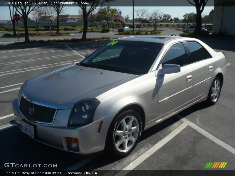 Light Platinum / Ebony 2004 Cadillac CTS Sedan