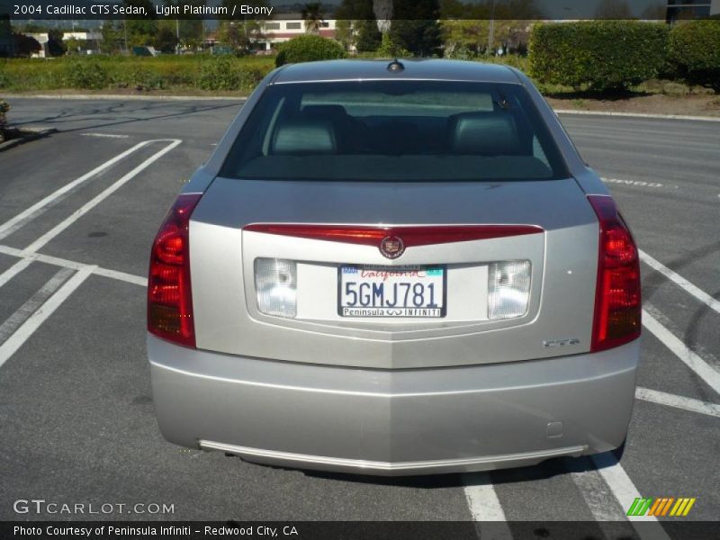 Light Platinum / Ebony 2004 Cadillac CTS Sedan