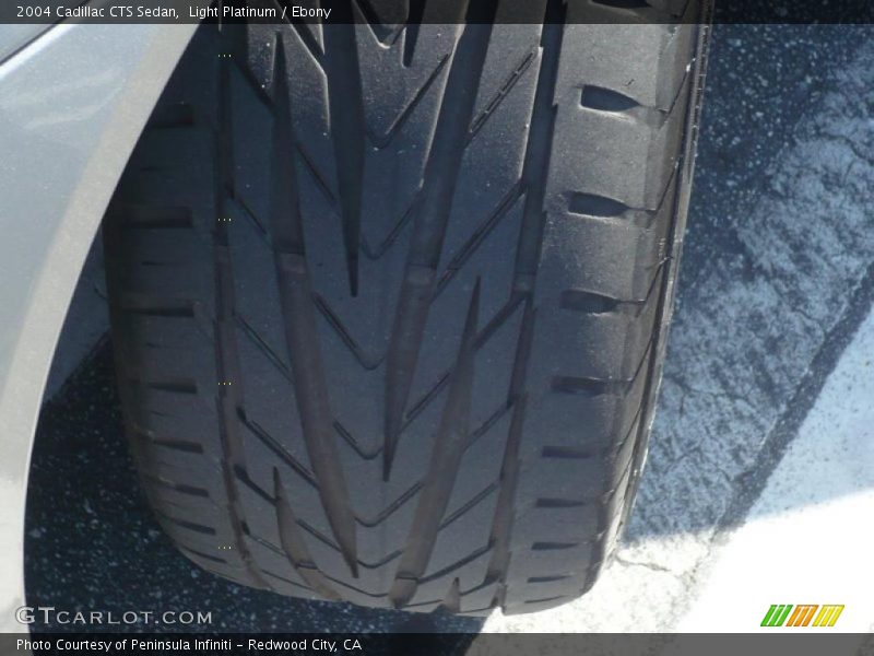 Light Platinum / Ebony 2004 Cadillac CTS Sedan
