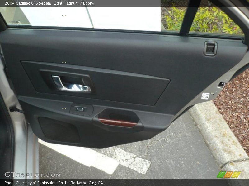 Light Platinum / Ebony 2004 Cadillac CTS Sedan