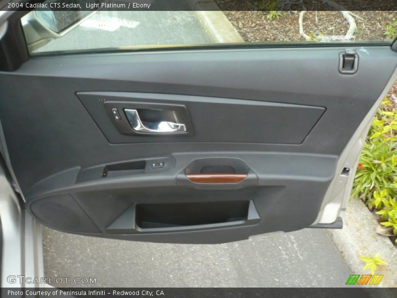 Light Platinum / Ebony 2004 Cadillac CTS Sedan