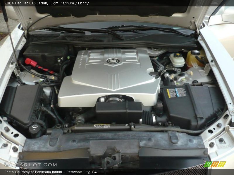 Light Platinum / Ebony 2004 Cadillac CTS Sedan