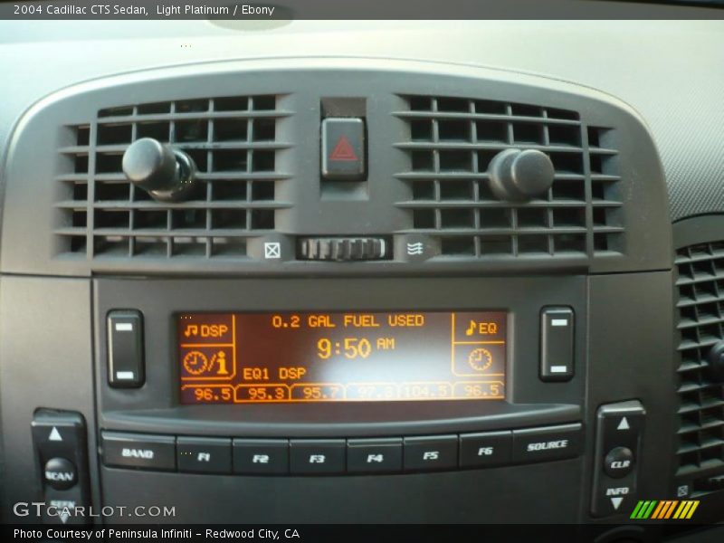 Light Platinum / Ebony 2004 Cadillac CTS Sedan