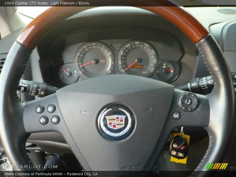 Light Platinum / Ebony 2004 Cadillac CTS Sedan