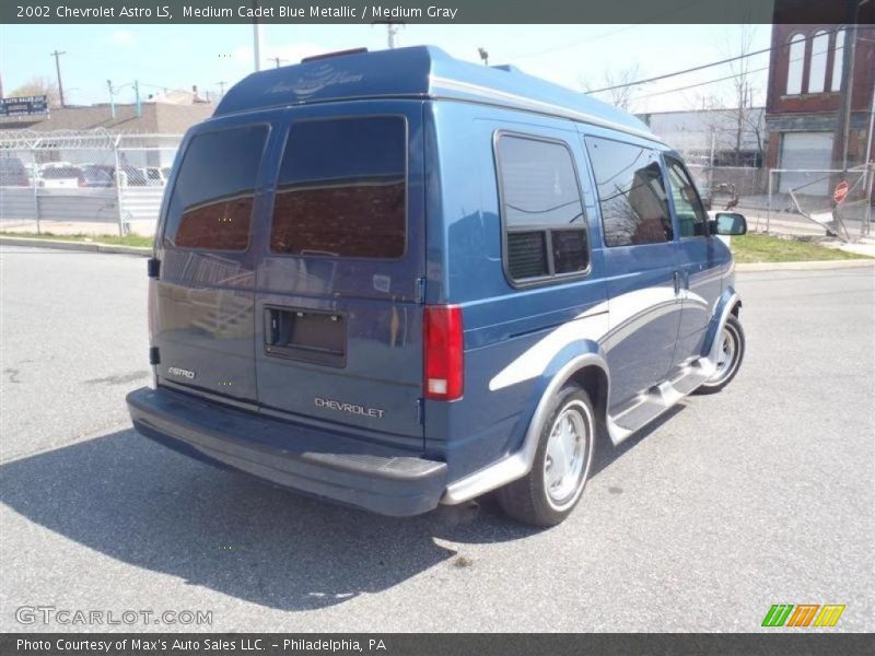 Medium Cadet Blue Metallic / Medium Gray 2002 Chevrolet Astro LS