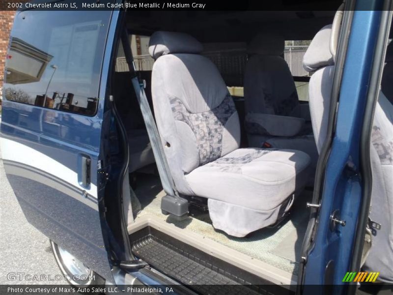Medium Cadet Blue Metallic / Medium Gray 2002 Chevrolet Astro LS