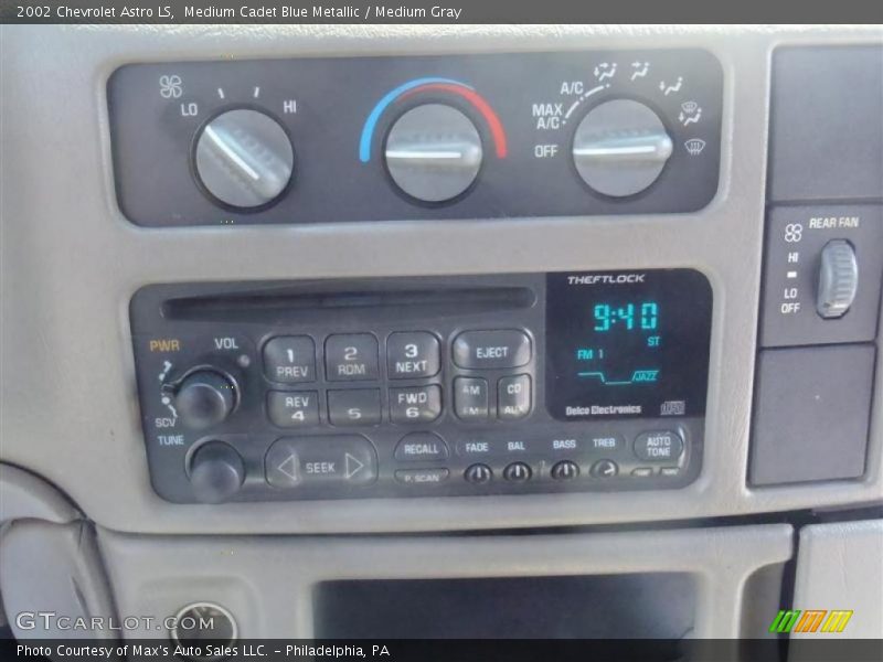 Controls of 2002 Astro LS