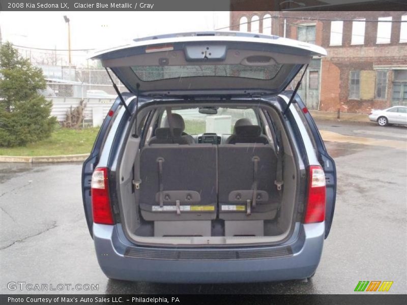 Glacier Blue Metallic / Gray 2008 Kia Sedona LX