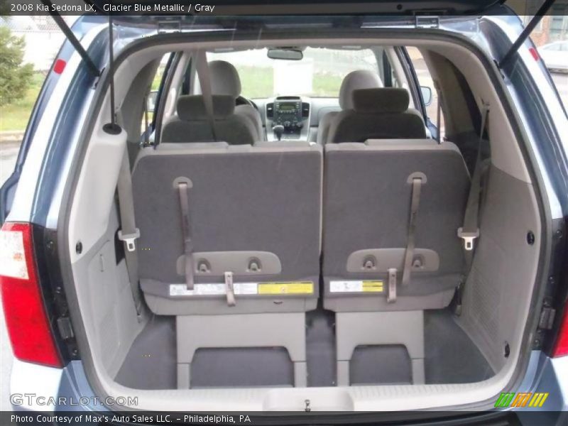 Glacier Blue Metallic / Gray 2008 Kia Sedona LX