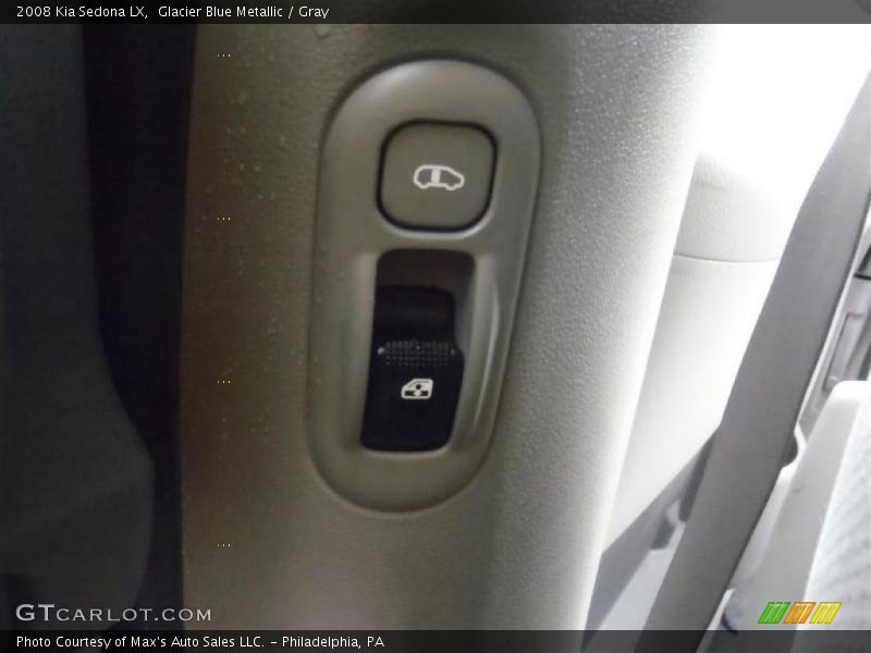 Glacier Blue Metallic / Gray 2008 Kia Sedona LX
