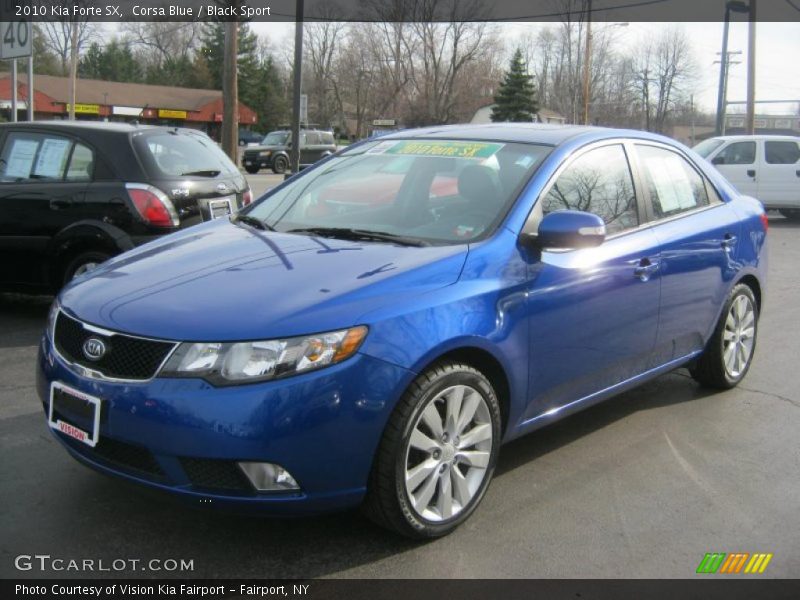 Corsa Blue / Black Sport 2010 Kia Forte SX