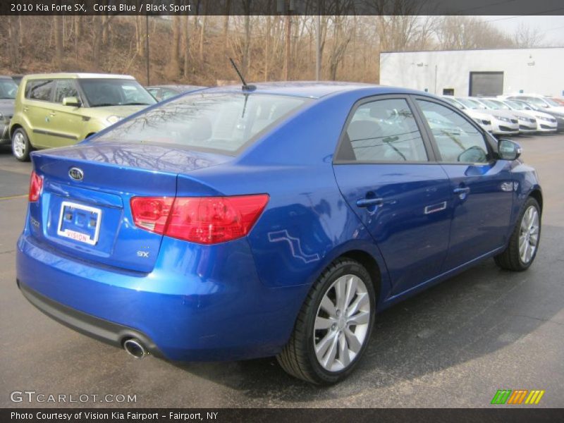Corsa Blue / Black Sport 2010 Kia Forte SX