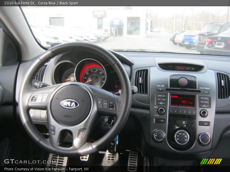 Corsa Blue / Black Sport 2010 Kia Forte SX