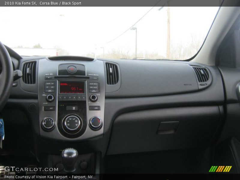 Corsa Blue / Black Sport 2010 Kia Forte SX