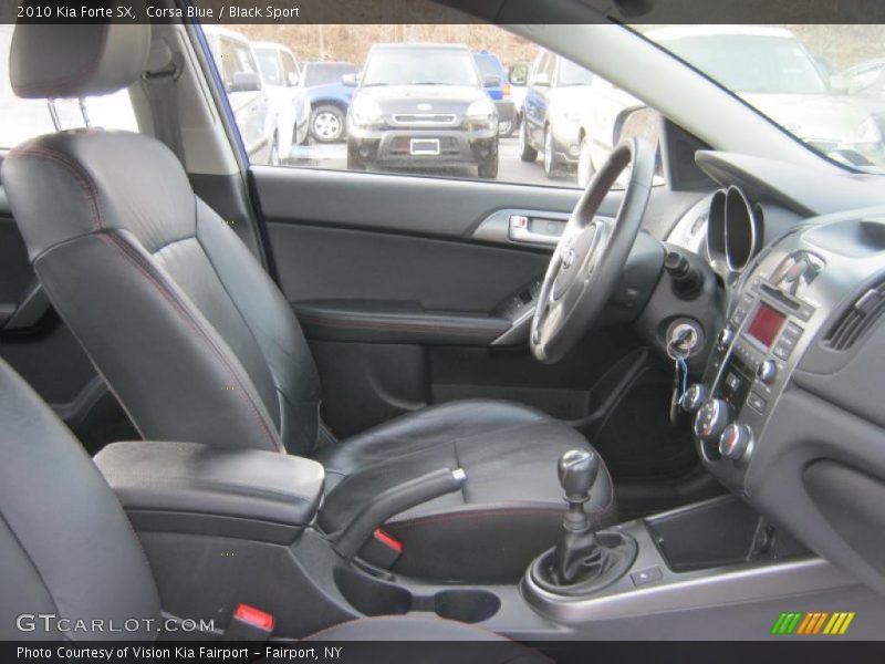 Corsa Blue / Black Sport 2010 Kia Forte SX