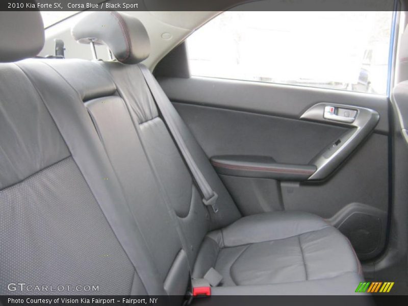 Corsa Blue / Black Sport 2010 Kia Forte SX