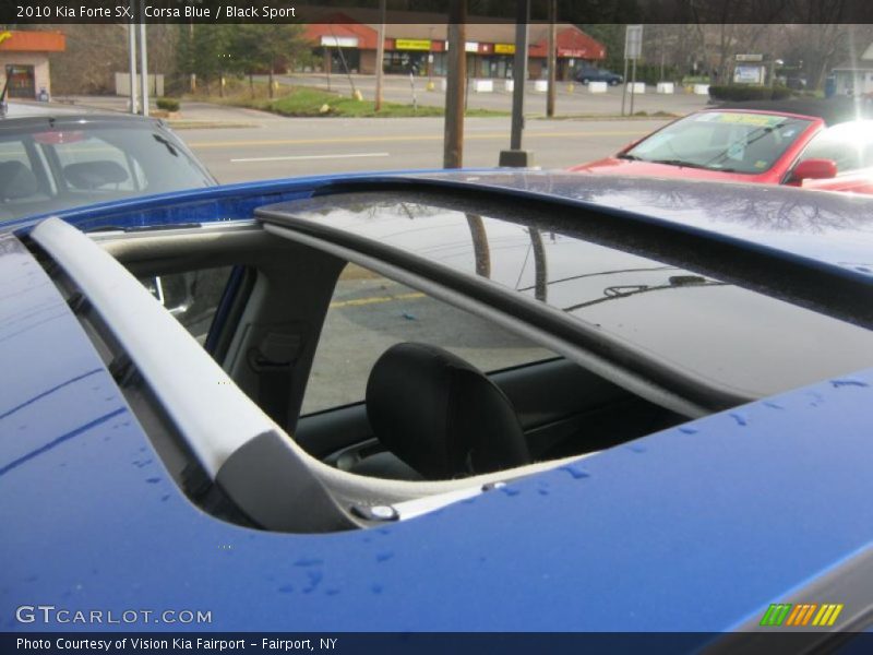 Corsa Blue / Black Sport 2010 Kia Forte SX