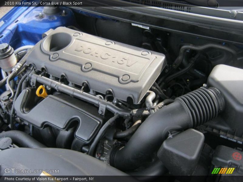 Corsa Blue / Black Sport 2010 Kia Forte SX