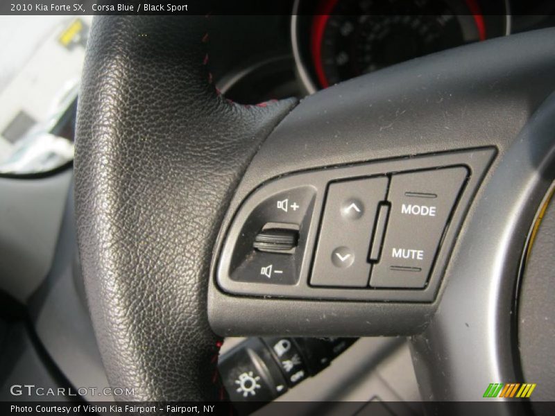 Corsa Blue / Black Sport 2010 Kia Forte SX