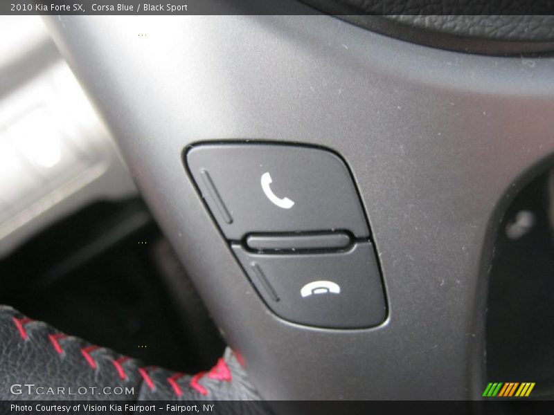 Corsa Blue / Black Sport 2010 Kia Forte SX