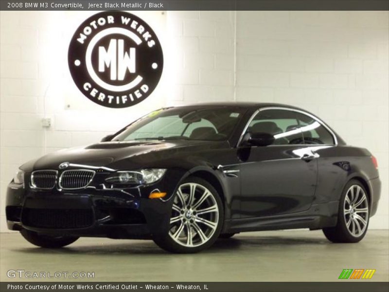 Jerez Black Metallic / Black 2008 BMW M3 Convertible