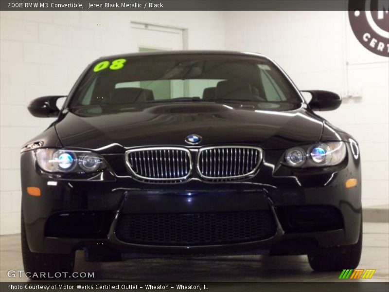 Jerez Black Metallic / Black 2008 BMW M3 Convertible