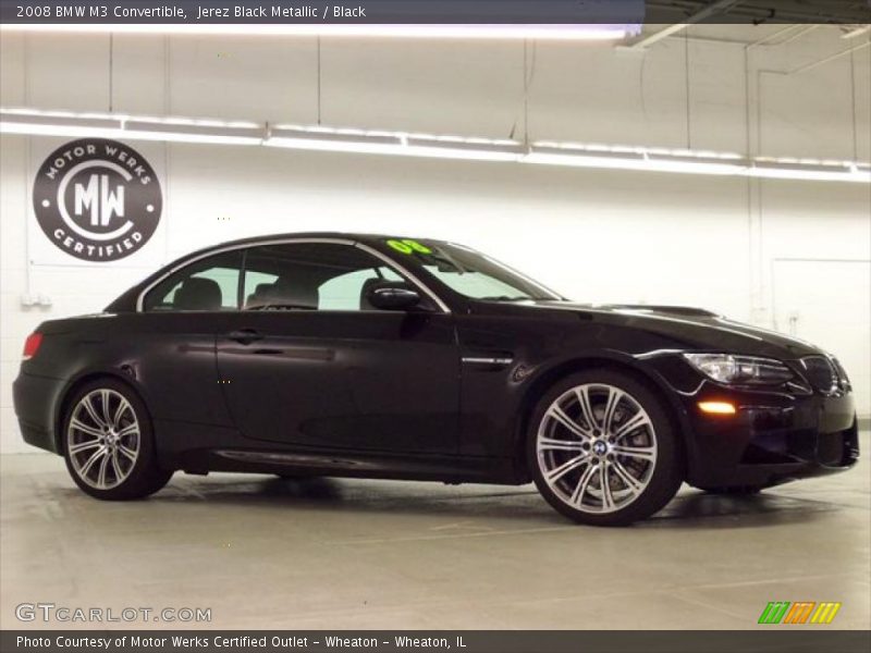 Jerez Black Metallic / Black 2008 BMW M3 Convertible