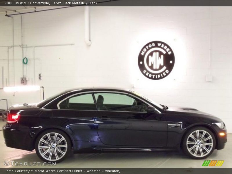 Jerez Black Metallic / Black 2008 BMW M3 Convertible