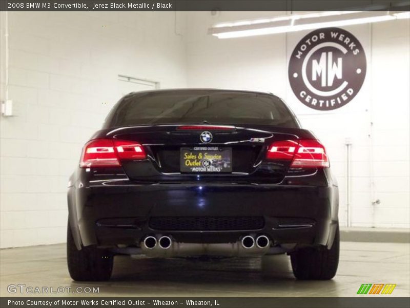 Jerez Black Metallic / Black 2008 BMW M3 Convertible