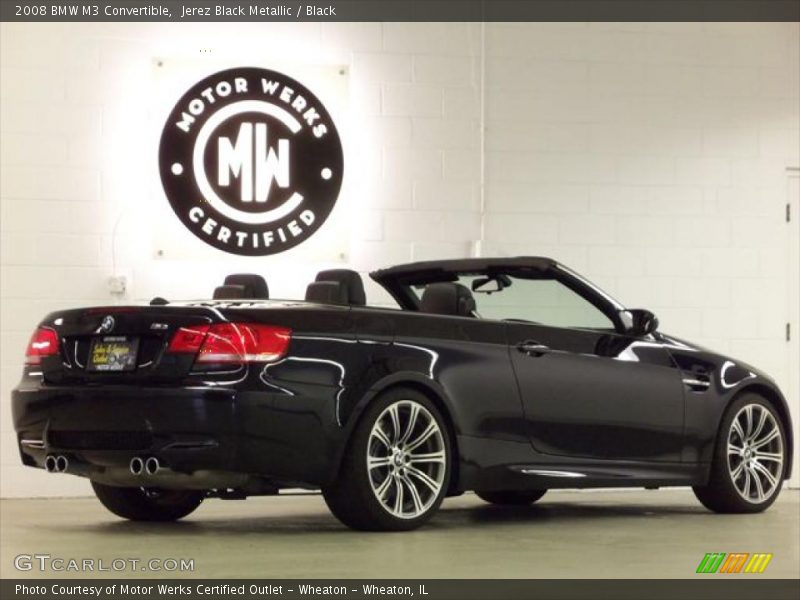 Jerez Black Metallic / Black 2008 BMW M3 Convertible