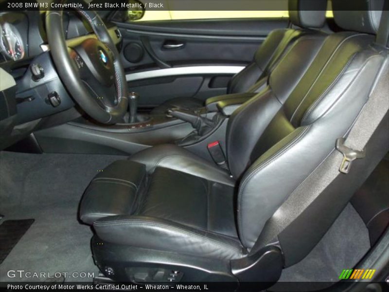 Jerez Black Metallic / Black 2008 BMW M3 Convertible