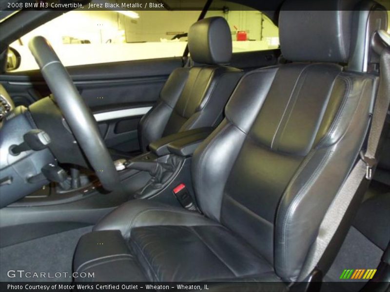 Jerez Black Metallic / Black 2008 BMW M3 Convertible