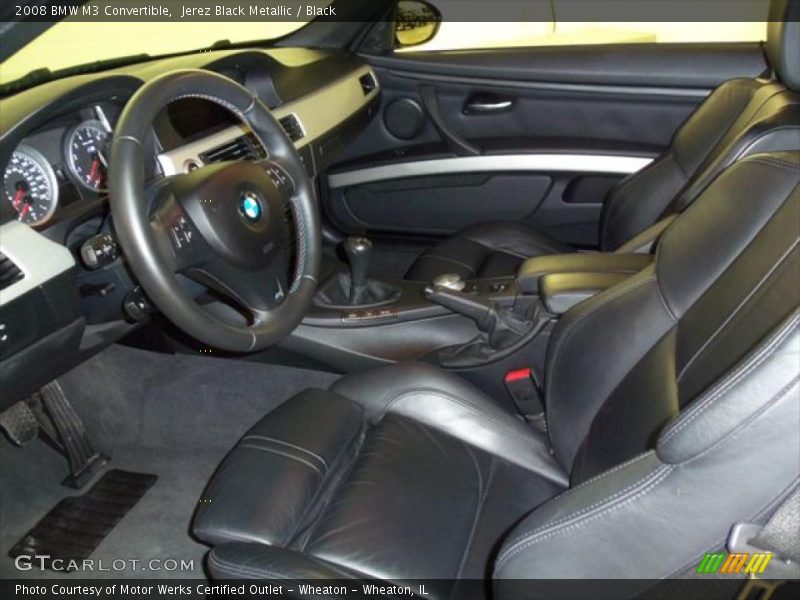 Jerez Black Metallic / Black 2008 BMW M3 Convertible