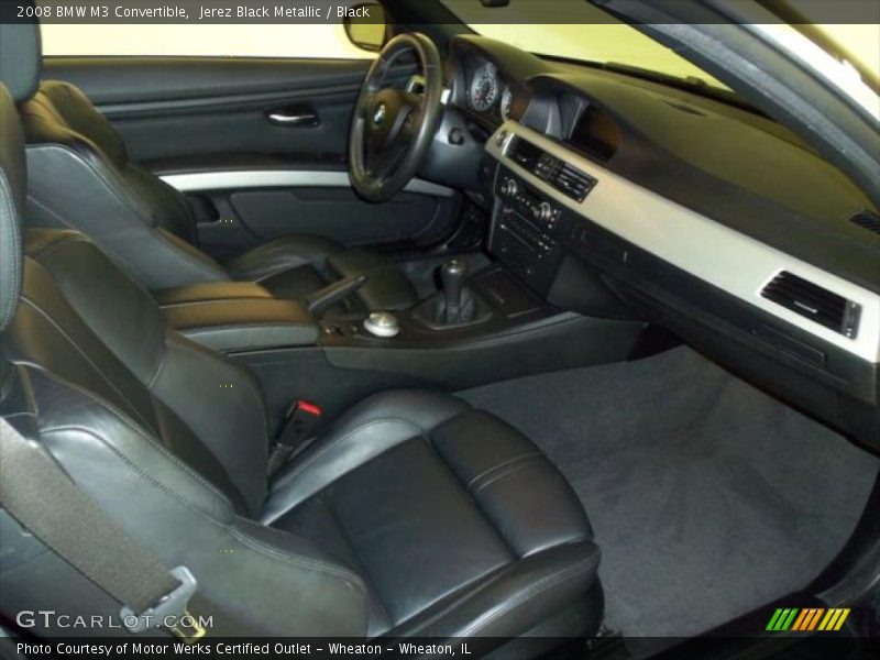 Jerez Black Metallic / Black 2008 BMW M3 Convertible