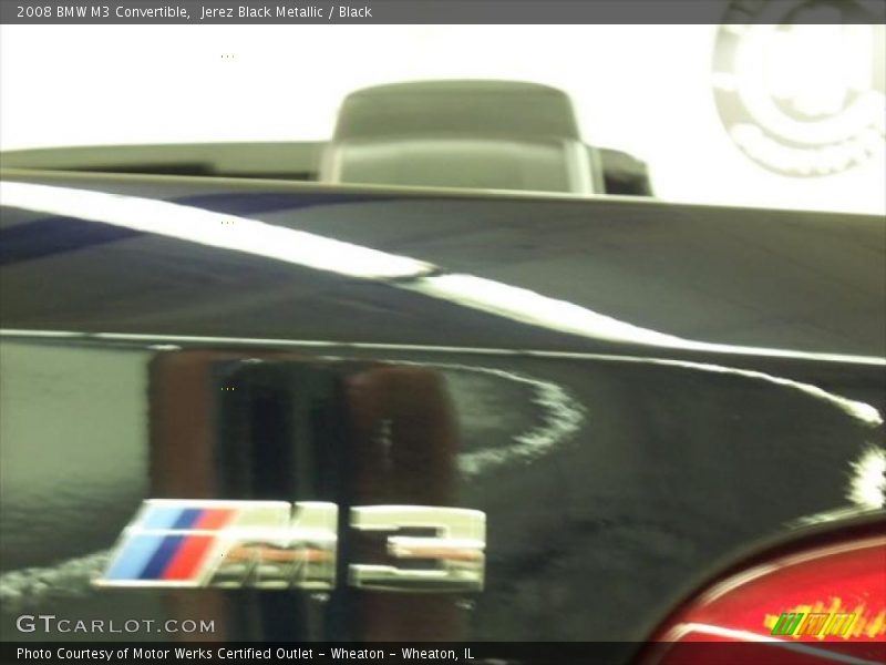 Jerez Black Metallic / Black 2008 BMW M3 Convertible