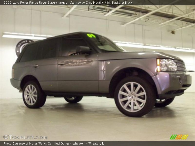 Stornoway Grey Metallic / Jet Black/Jet Black 2009 Land Rover Range Rover Supercharged