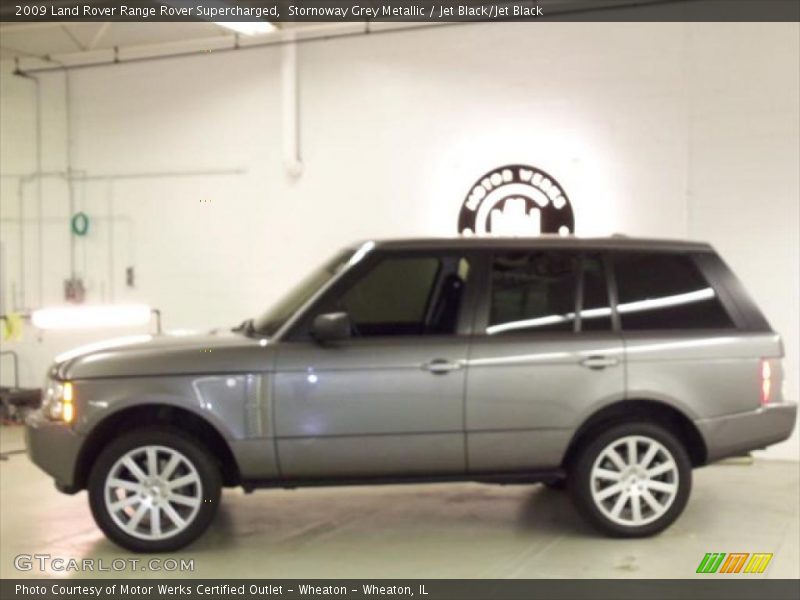 Stornoway Grey Metallic / Jet Black/Jet Black 2009 Land Rover Range Rover Supercharged