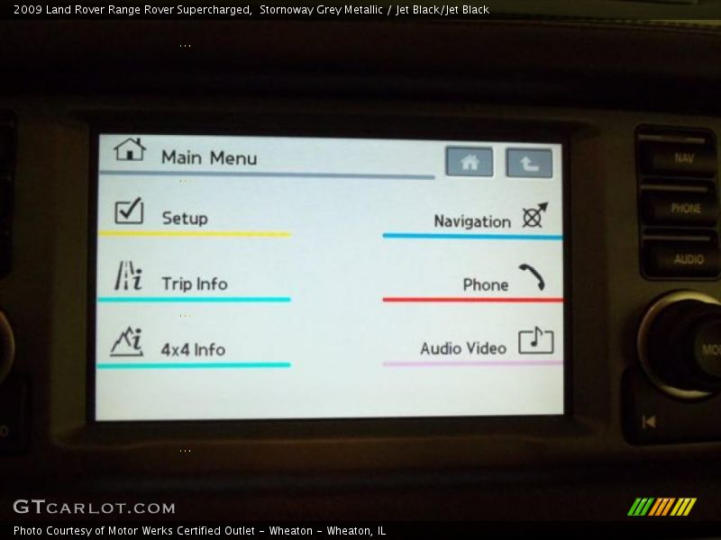 Stornoway Grey Metallic / Jet Black/Jet Black 2009 Land Rover Range Rover Supercharged