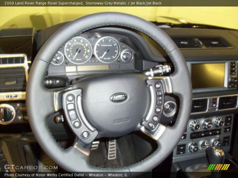 Stornoway Grey Metallic / Jet Black/Jet Black 2009 Land Rover Range Rover Supercharged