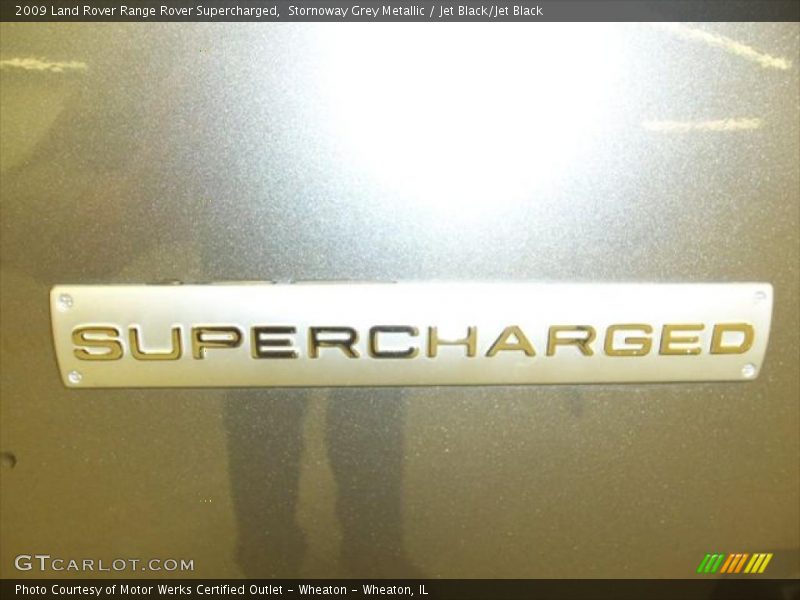 Stornoway Grey Metallic / Jet Black/Jet Black 2009 Land Rover Range Rover Supercharged