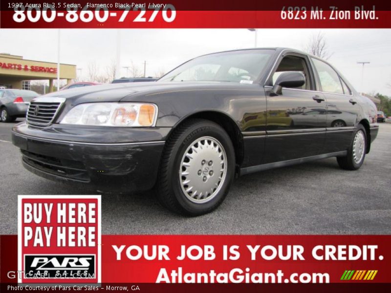 Flamenco Black Pearl / Ivory 1997 Acura RL 3.5 Sedan