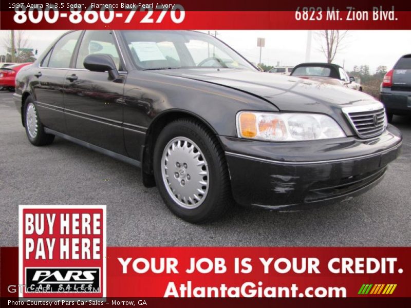 Flamenco Black Pearl / Ivory 1997 Acura RL 3.5 Sedan