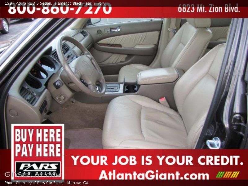 Flamenco Black Pearl / Ivory 1997 Acura RL 3.5 Sedan