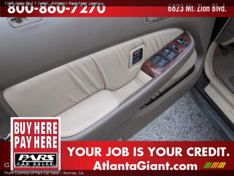 Flamenco Black Pearl / Ivory 1997 Acura RL 3.5 Sedan
