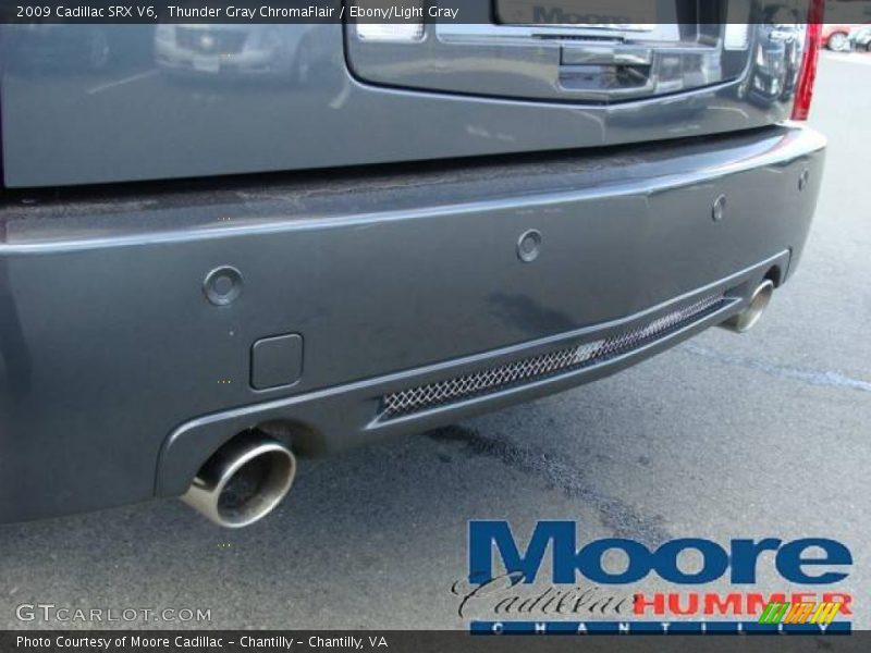 Thunder Gray ChromaFlair / Ebony/Light Gray 2009 Cadillac SRX V6