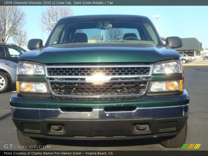 Dark Green Metallic / Tan 2006 Chevrolet Silverado 1500 LS Crew Cab