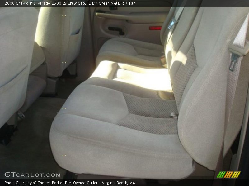 Dark Green Metallic / Tan 2006 Chevrolet Silverado 1500 LS Crew Cab