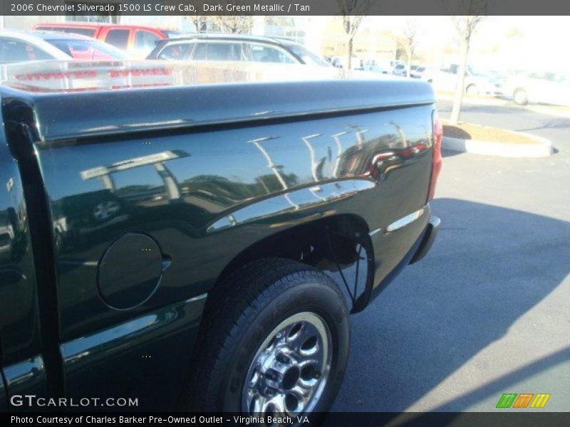 Dark Green Metallic / Tan 2006 Chevrolet Silverado 1500 LS Crew Cab
