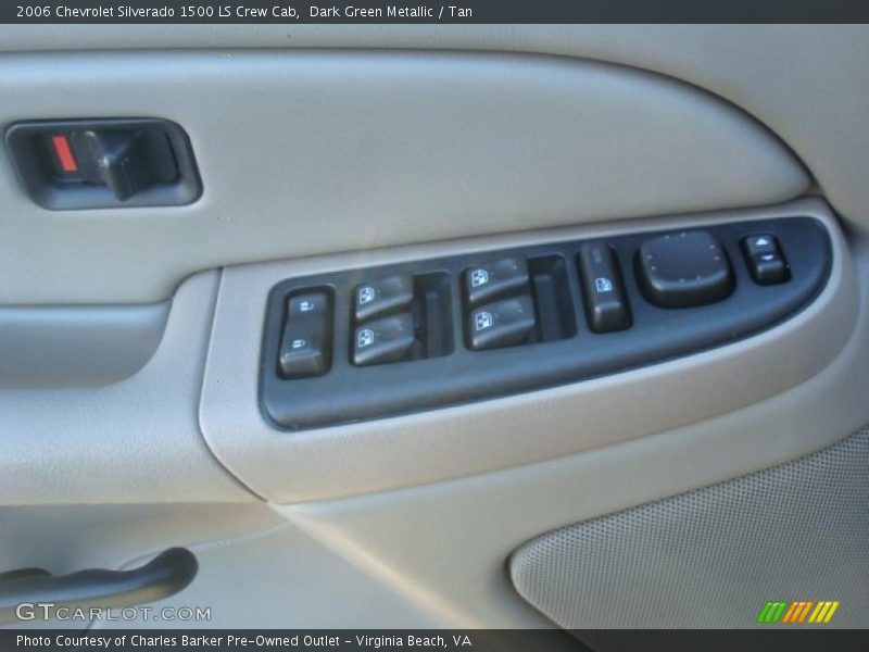 Dark Green Metallic / Tan 2006 Chevrolet Silverado 1500 LS Crew Cab